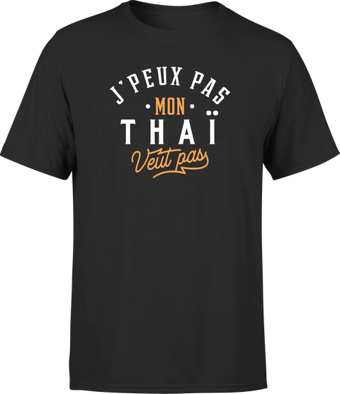 T shirt homme j peux pas thai