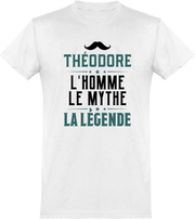  T shirt homme théodore l'homme le mythe la légende