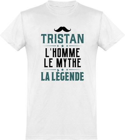  T shirt homme tristan l'homme le mythe la légende