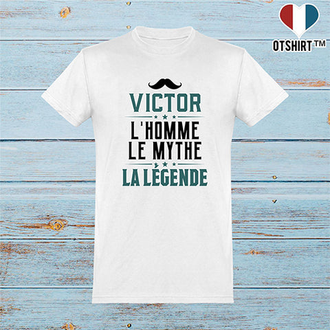  T shirt homme victor l'homme le mythe la légende