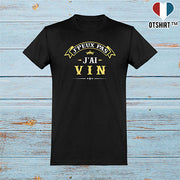  T shirt homme j'peux pas j'ai vin