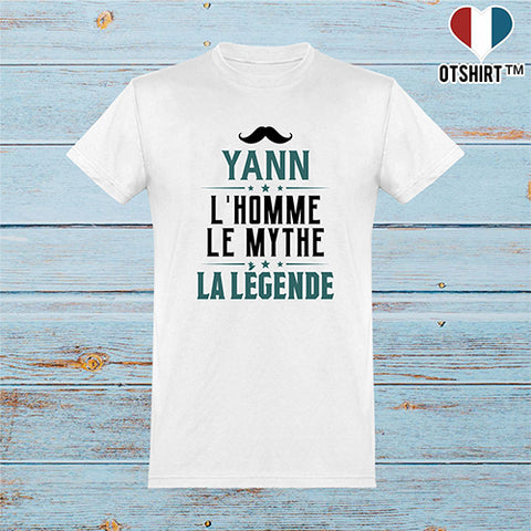  T shirt homme yann l'homme le mythe la légende